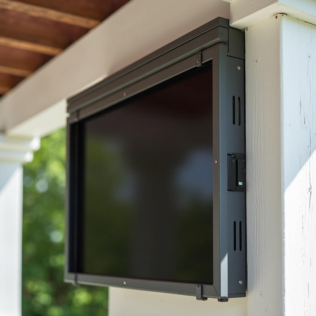 Pergola TV Weatherproof Enclosure