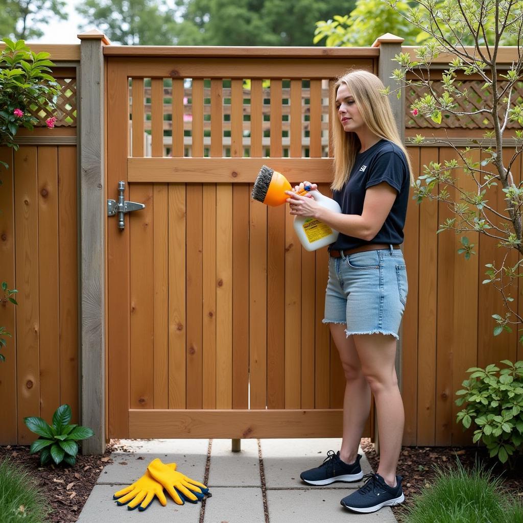 Maintaining a Privacy Pergola Fence