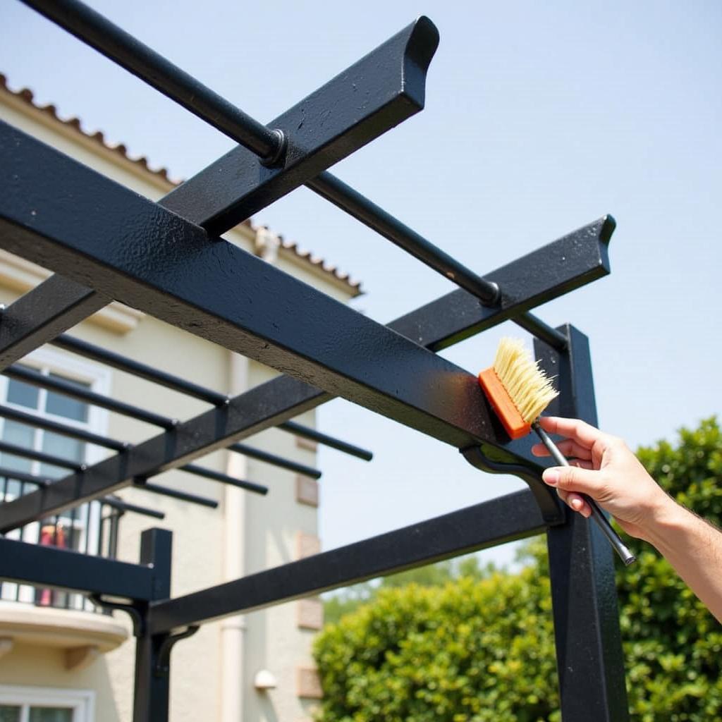 Maintaining a Wrought Iron Pergola Carport
